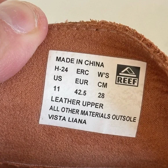 REEF Vista Liana Clogs size 11. Warm brown/cognac color - Picture 9 of 9